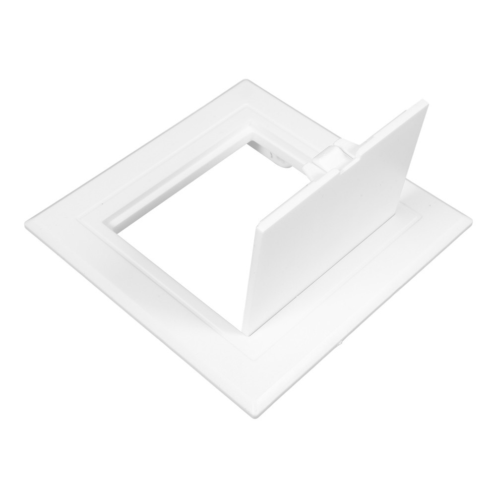 Reusable PVC Pipe Access Panel White Wall Cover Bathroom Plumbing Plastic