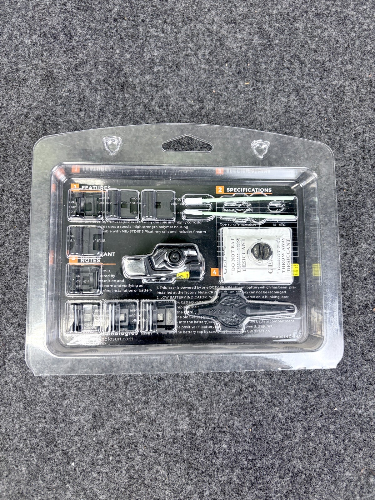 Holosun Compact RML Rail Mounted Red Laser Pointer RML-RD