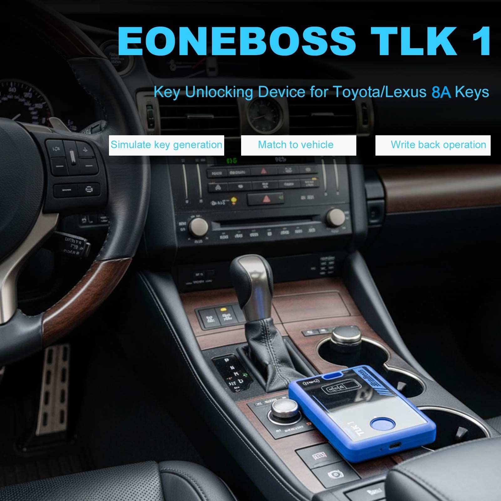 EONEBOSS TLK 1 Key Unl0-c-king Device for Toyota/ for Lexus 8A-AA BA B9 B8 USA