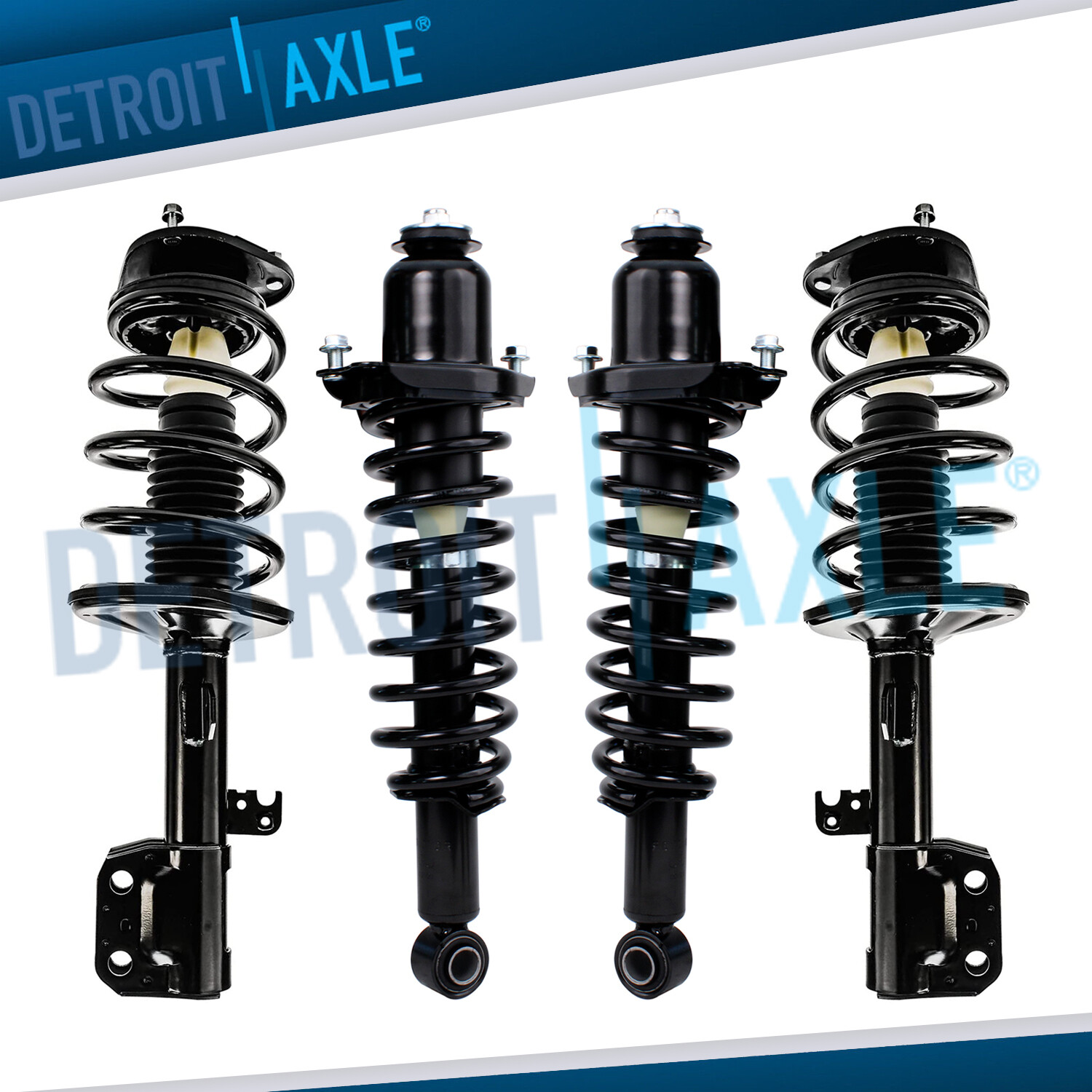 FWD 4pc Front Rear Struts w/Coil Spring for 2003-2008 Toyota Matrix Pontiac Vibe