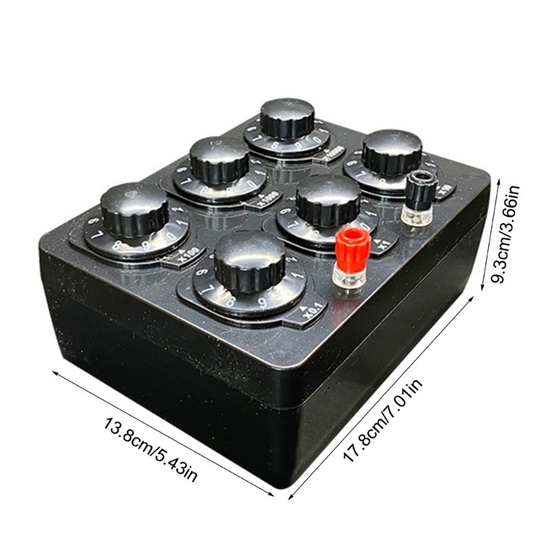 Adjustable Resistance Box Variable Resistor Box Physical Electricity Experiment