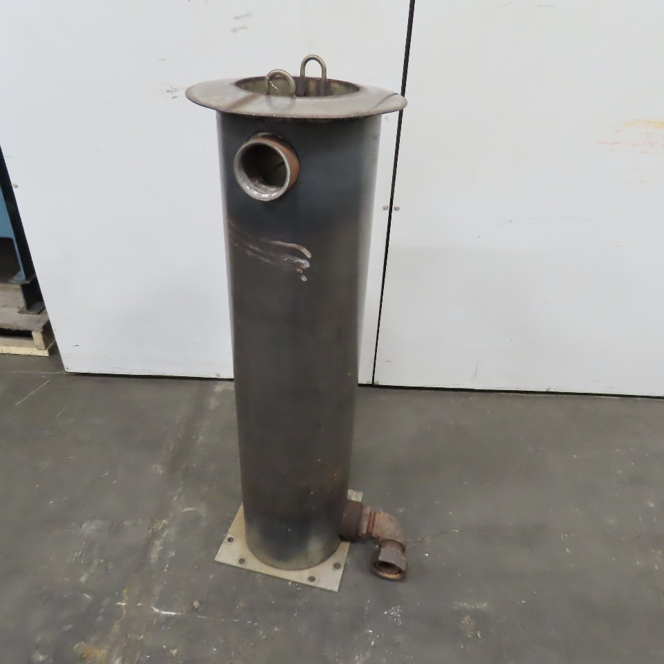 9"ID x 48" Stainless Steel Insulated Jacketed Hollow Heat Exchanger Tunnel
