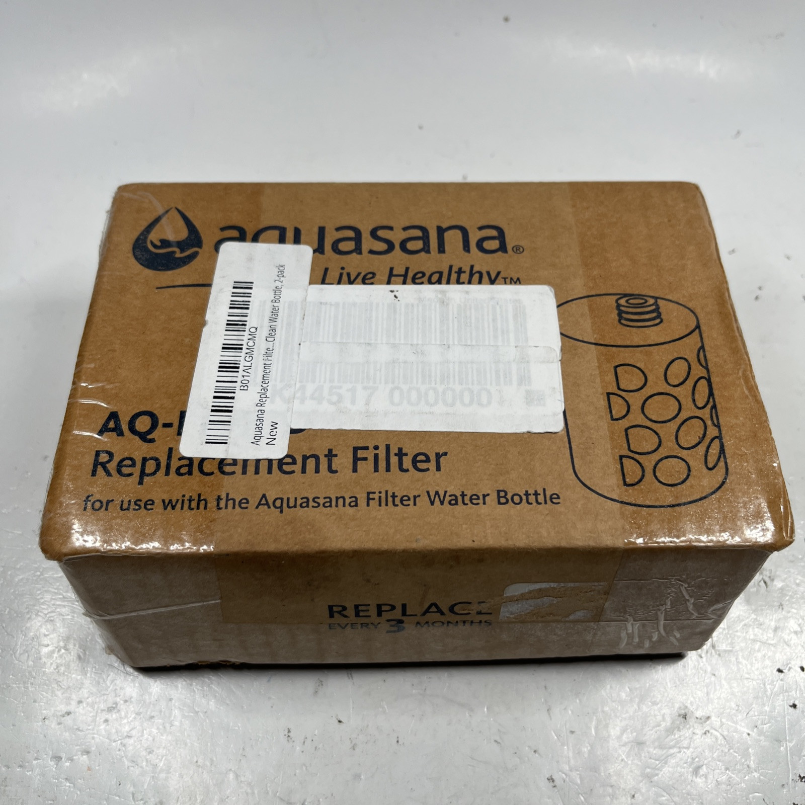 Aquasana AQ-FB-R-D Water Filter Replacement Cartridges 2 Pack NEW SEALED