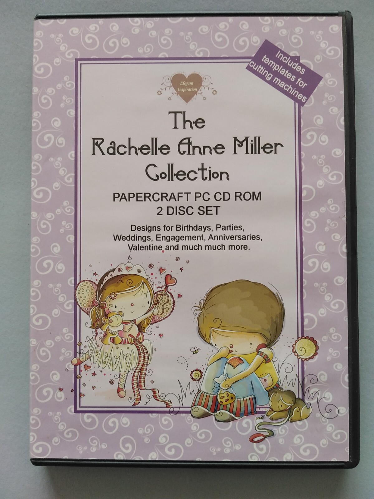 THE RACHELLE ANNE MILLER COLLECTION - Papercraft CD Rom - 2 Disc Set