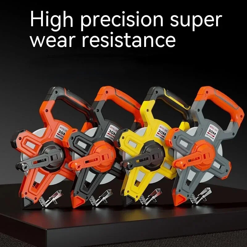 Steel Tape Measure 50 Meters Waterproof Wear-resistant Nylon ， Measuring Tape