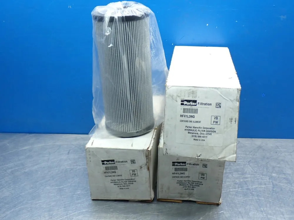 PARKER HYDRAULIC FILTER ELEMENT, 3PCS HF41L3NQ