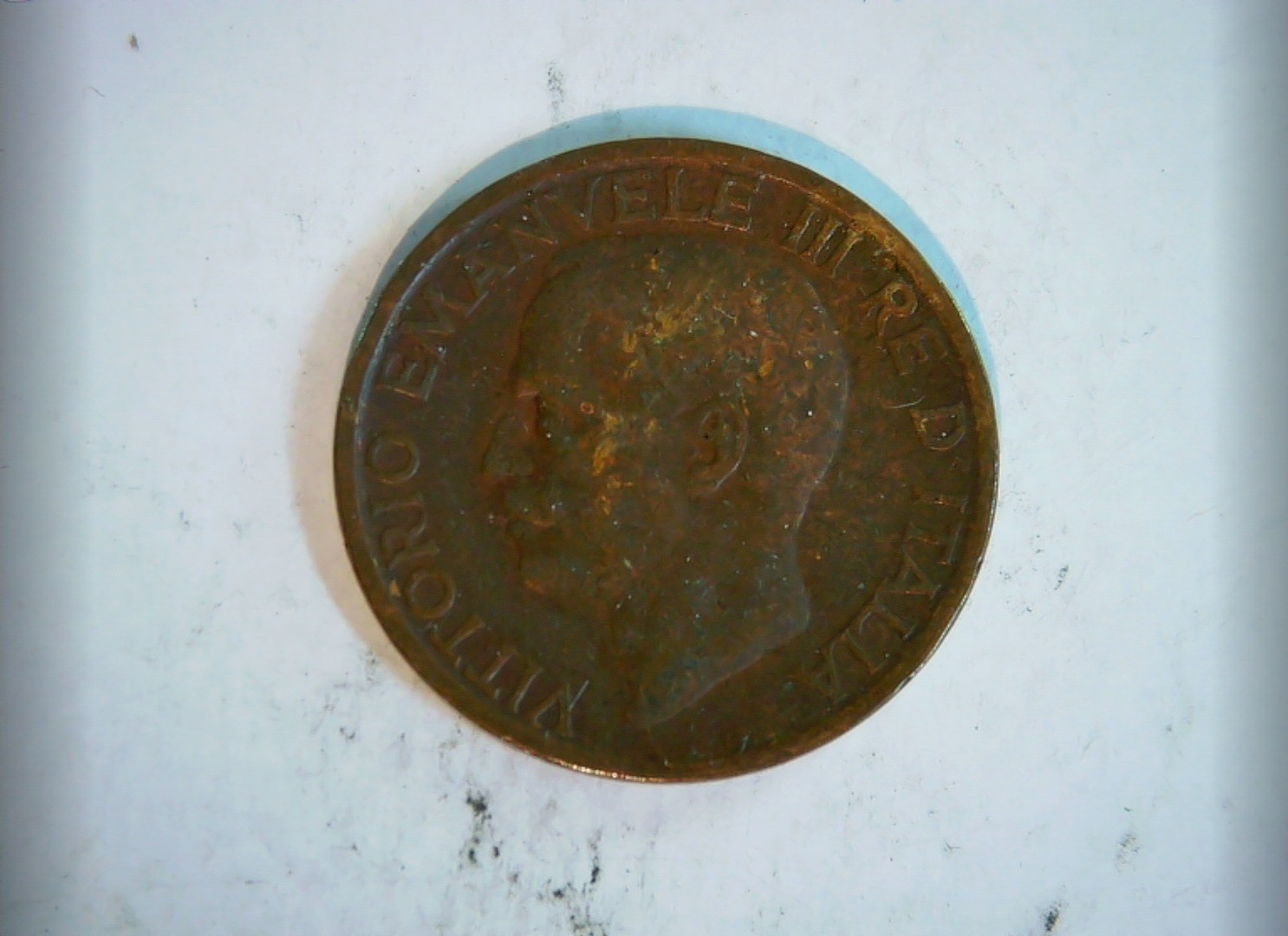 Italy 1922 10 Centesimi Vittorio Emanuele III (Bee) Coin