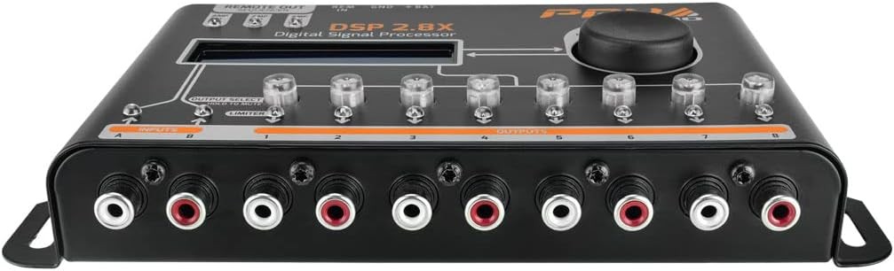 8 Channel Full Digital Car Audio DSP Processor with Equalizer & Remote Control
