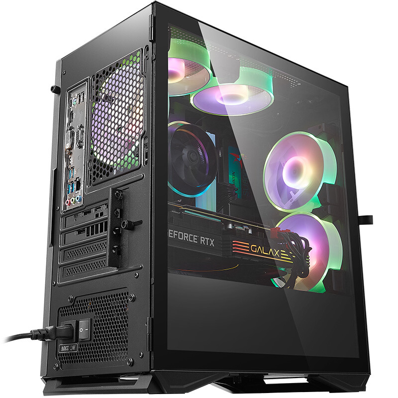 3 Pack Aigo C7 RGB 12V 120mm 3Pin LED Computer Cooler Cooling PC Case Fan Kit