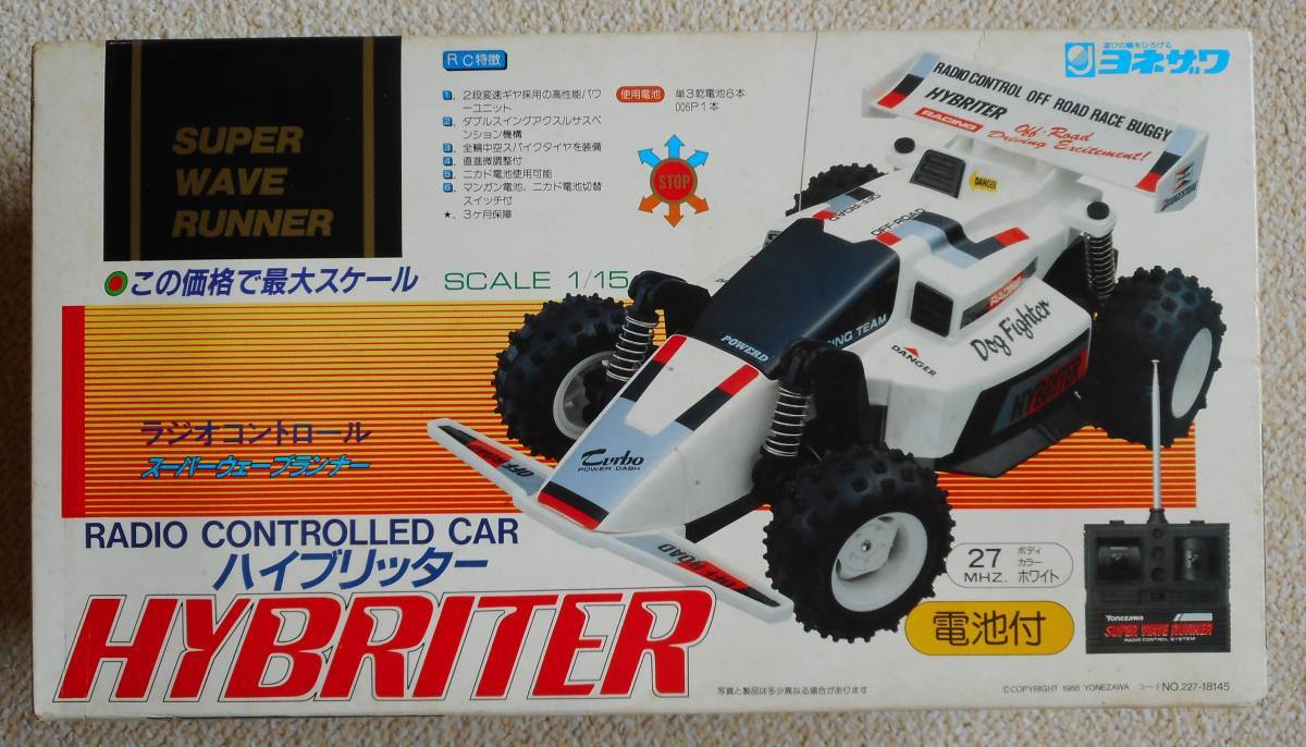 Yonezawa Toys Radio Control Car Hybriter 1/15 W/BOX F/S FEDEX