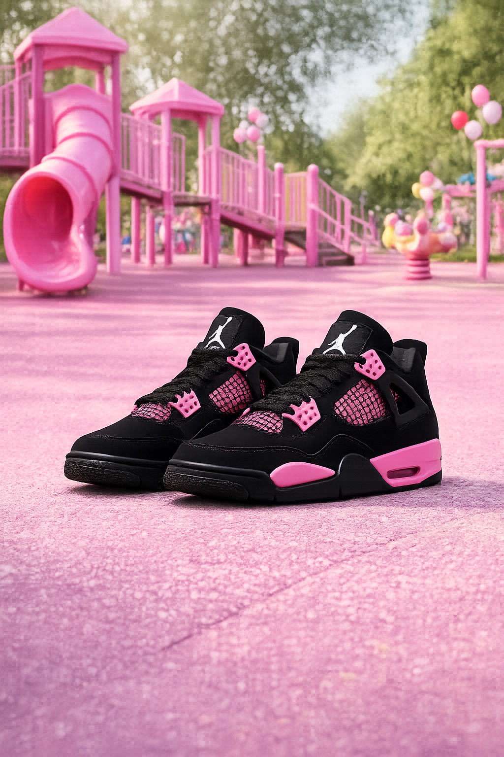 Jordan 4 “Pink Thunder”  - Kids Sz 8C-3Y - Size US