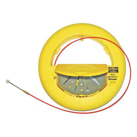 Jameson 8-18-150K Wee Buddy Fish Tape With 150 Ft. Of 1/8" Fiberglass Rod