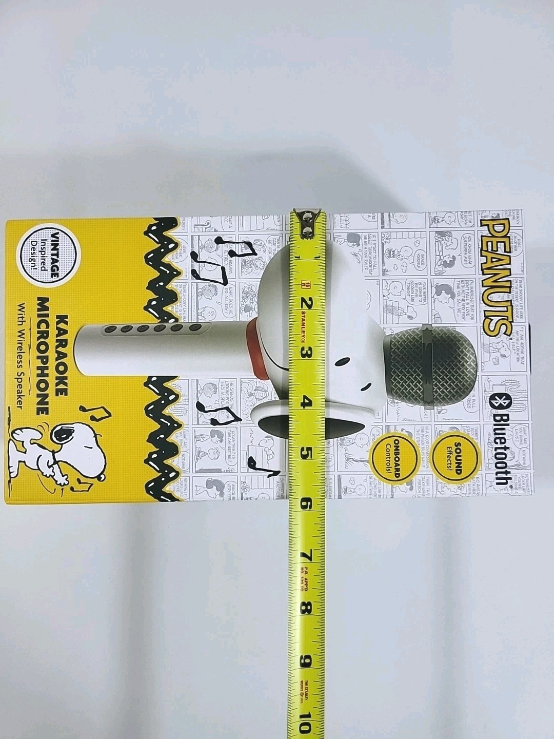 Peanuts Snoopy Bluetooth Karaoke Microphone Wireless Speaker New Sealed NIB