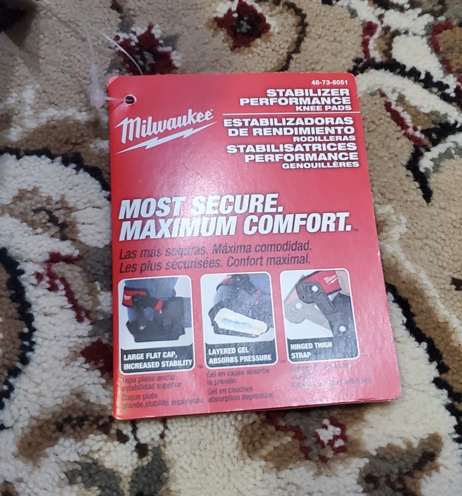 Milwaukee Tool 48-73-6051 Stabilizer Performance Knee Pads