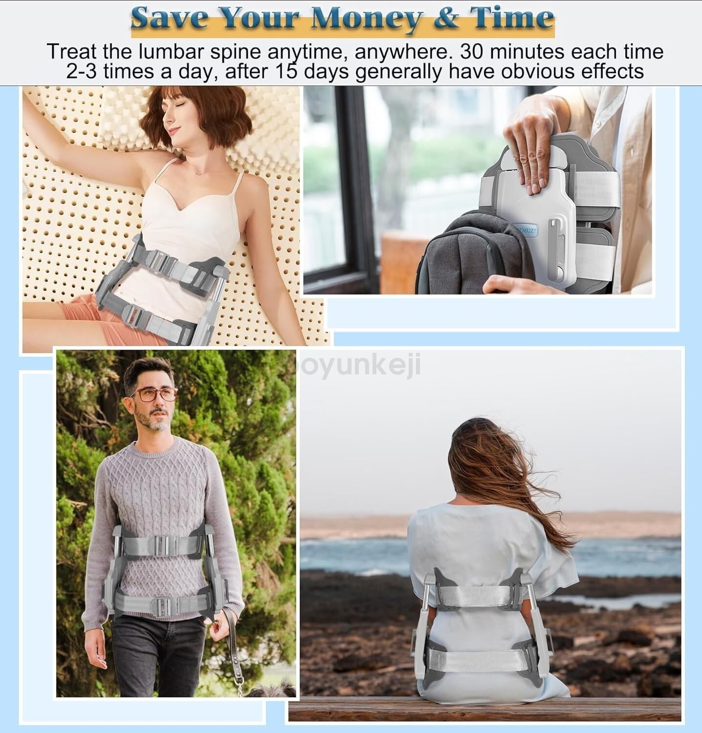 Lumbar Traction Device,Spinal Decompression Devices，lumbar decompression belt