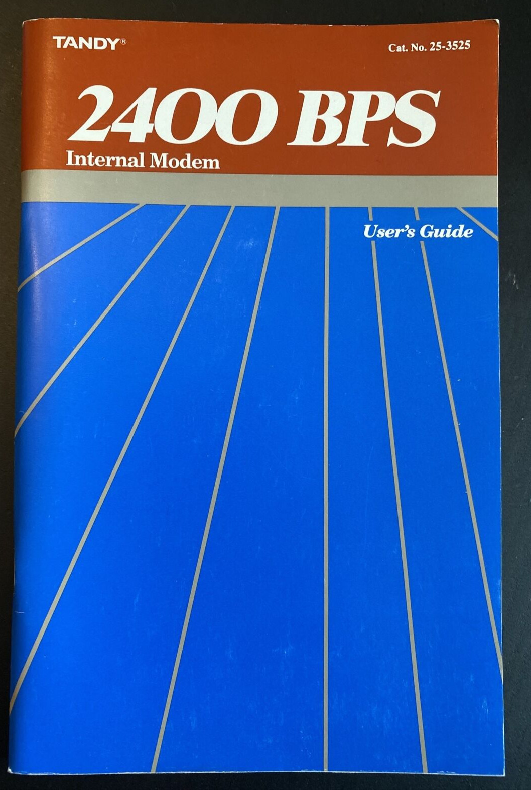 Vtg & Orig User's Guide / Manual for Tandy 25-3525 2400BPS Internal Modem EUC