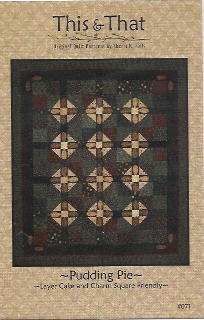 PUDDING PIE This & That Little Scraps Sherri K. Falls #071  TWO SIZES