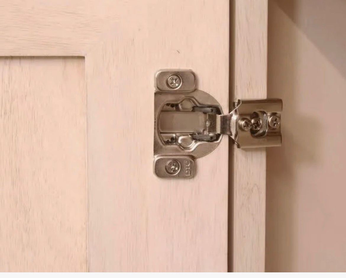 Reliabilt Face Frame 6-Way Adjustable Concealed 105° Cabinet Hinge Silver 8PACK