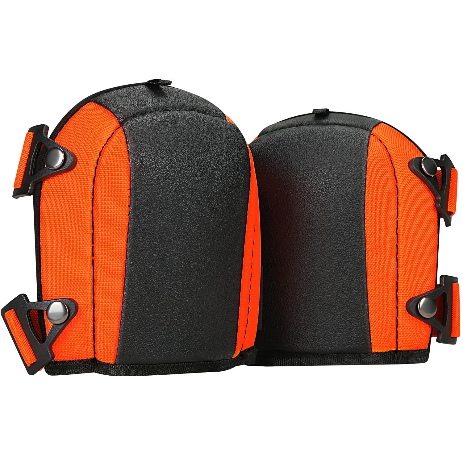 Professional Knee Pads with Adjustable Straps, Heavy Duty Foam Padding, Black...