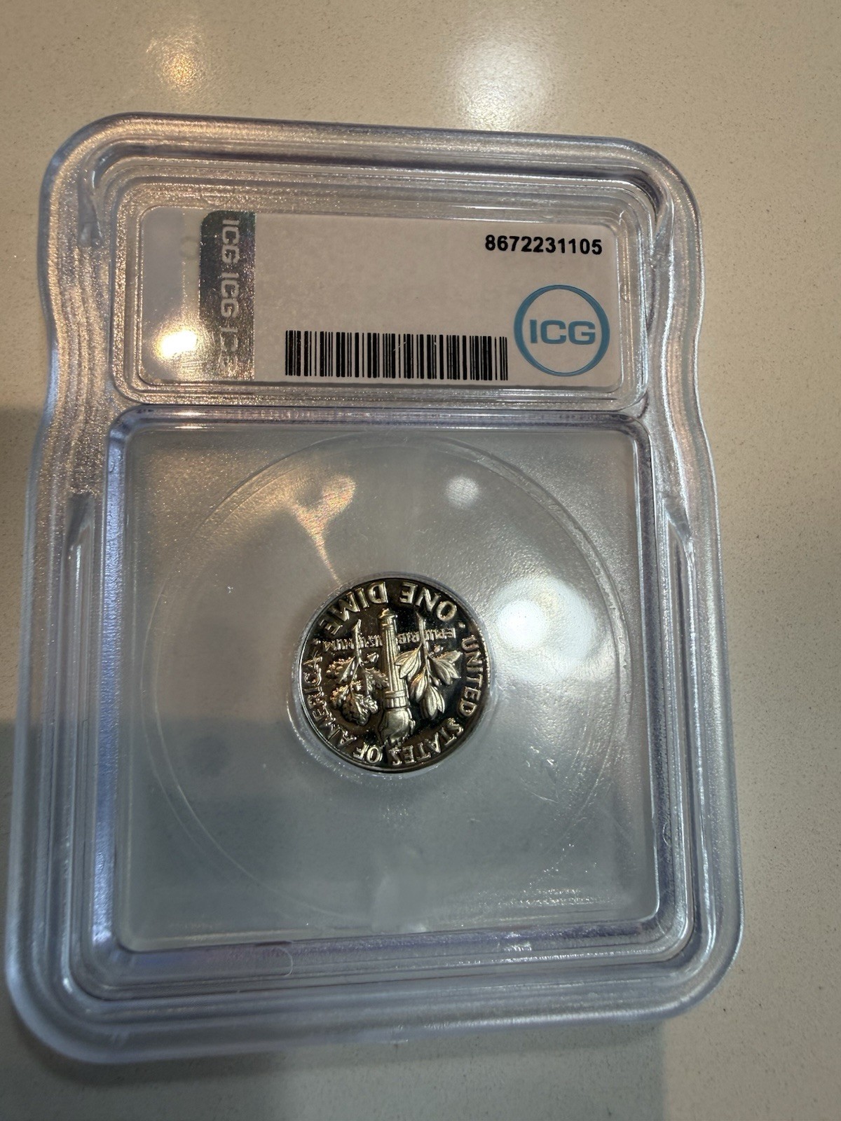 1985-S ICG PR70DCAM Roosevelt Dime