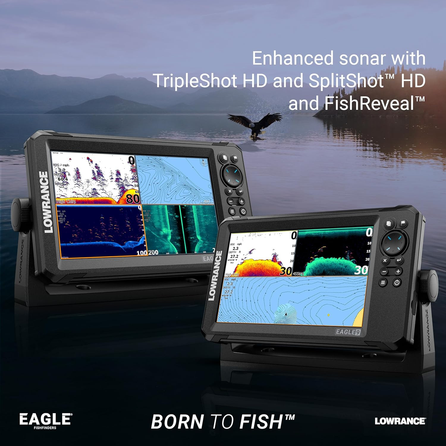Eagle Fish Finders with IPS Screen