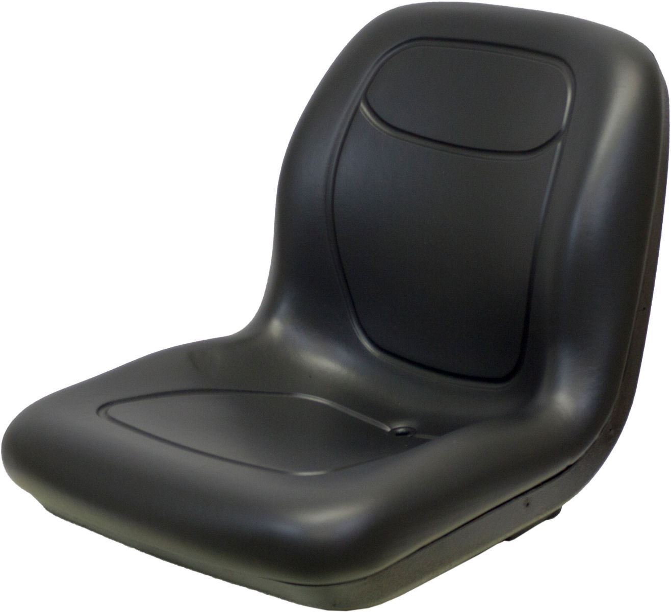 Black 18.80" Seat Fits Simplicity Mowers With 4.5" X5.25 and 6.5"X5.25" Mounting