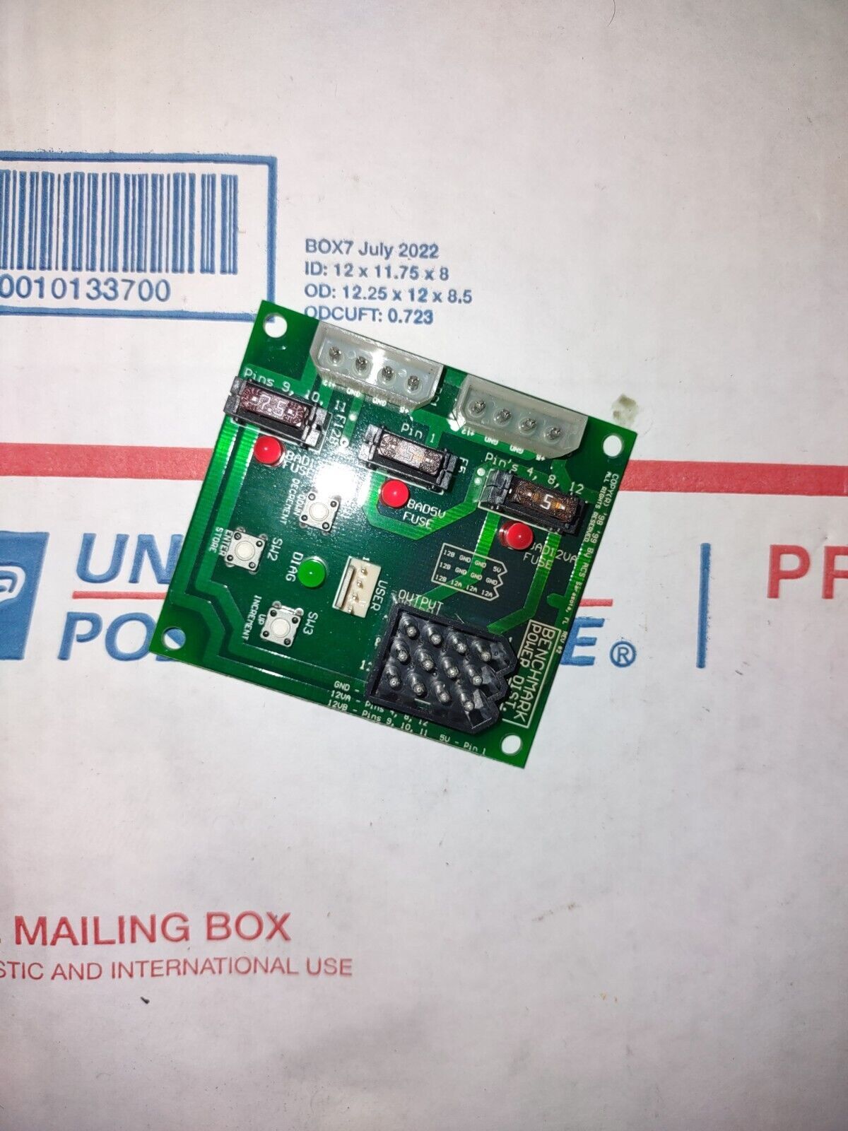 wheal deal arcade redemption power pcb #423