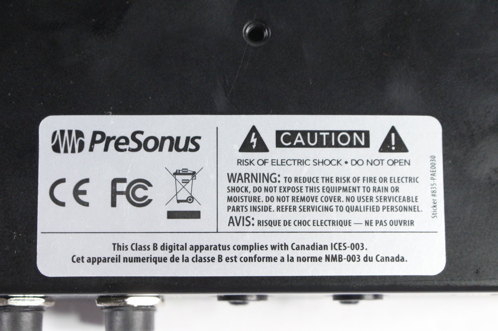 PreSonus AudioBox USB 2x2 USB Recording System with Cable - POWER TESTED ONLY