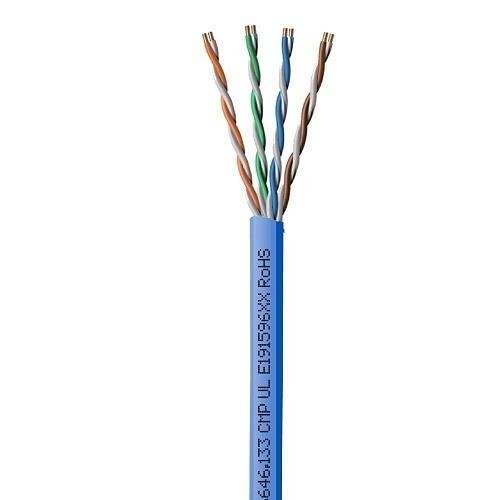 Paige 258950306 GameChanger Outdoor Plenum CMP CAT6 Network Cable 1000ft - Blue