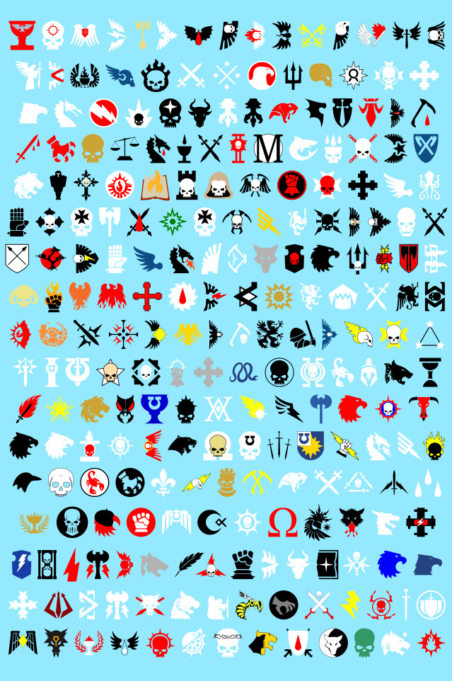 Xenos Hunters Inquisition 200+ Chapters Mix Custom Transfer Sheet A6
