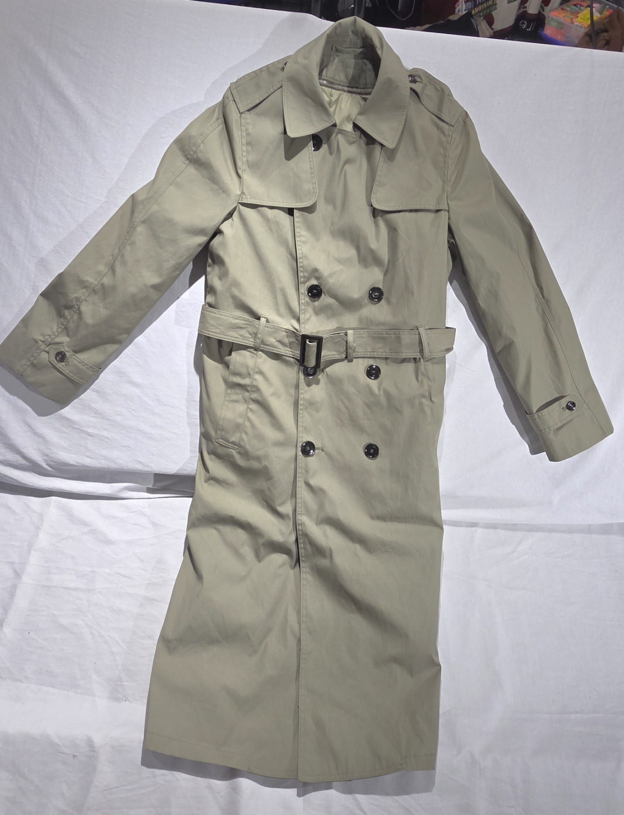 U.S. Marine Sage All Weather Trench Coat W/Liner 38XL History In Photos