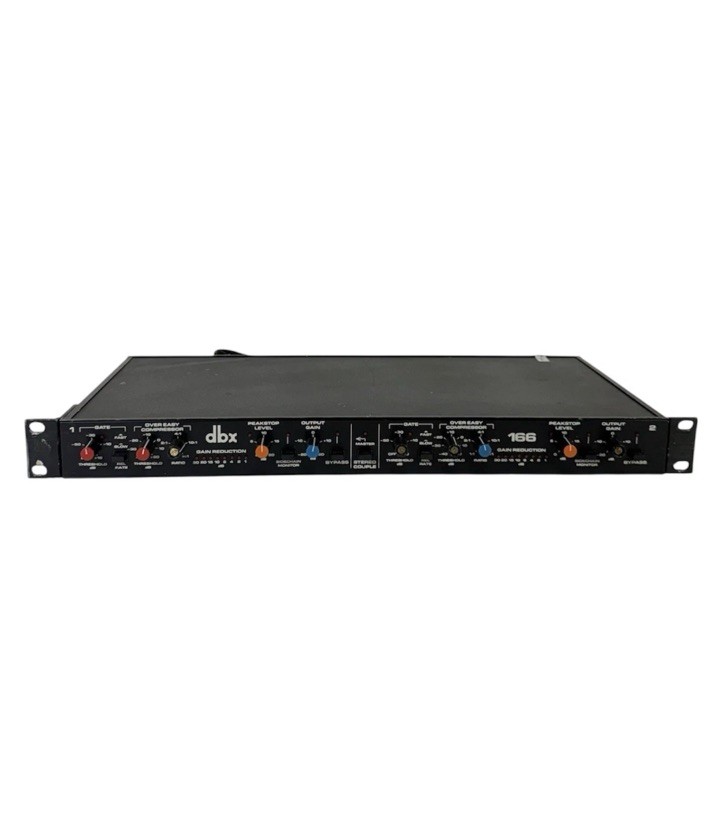 DBX 166 2-Channel Analog Audio Dynamics Processor with Compressor / Limiter
