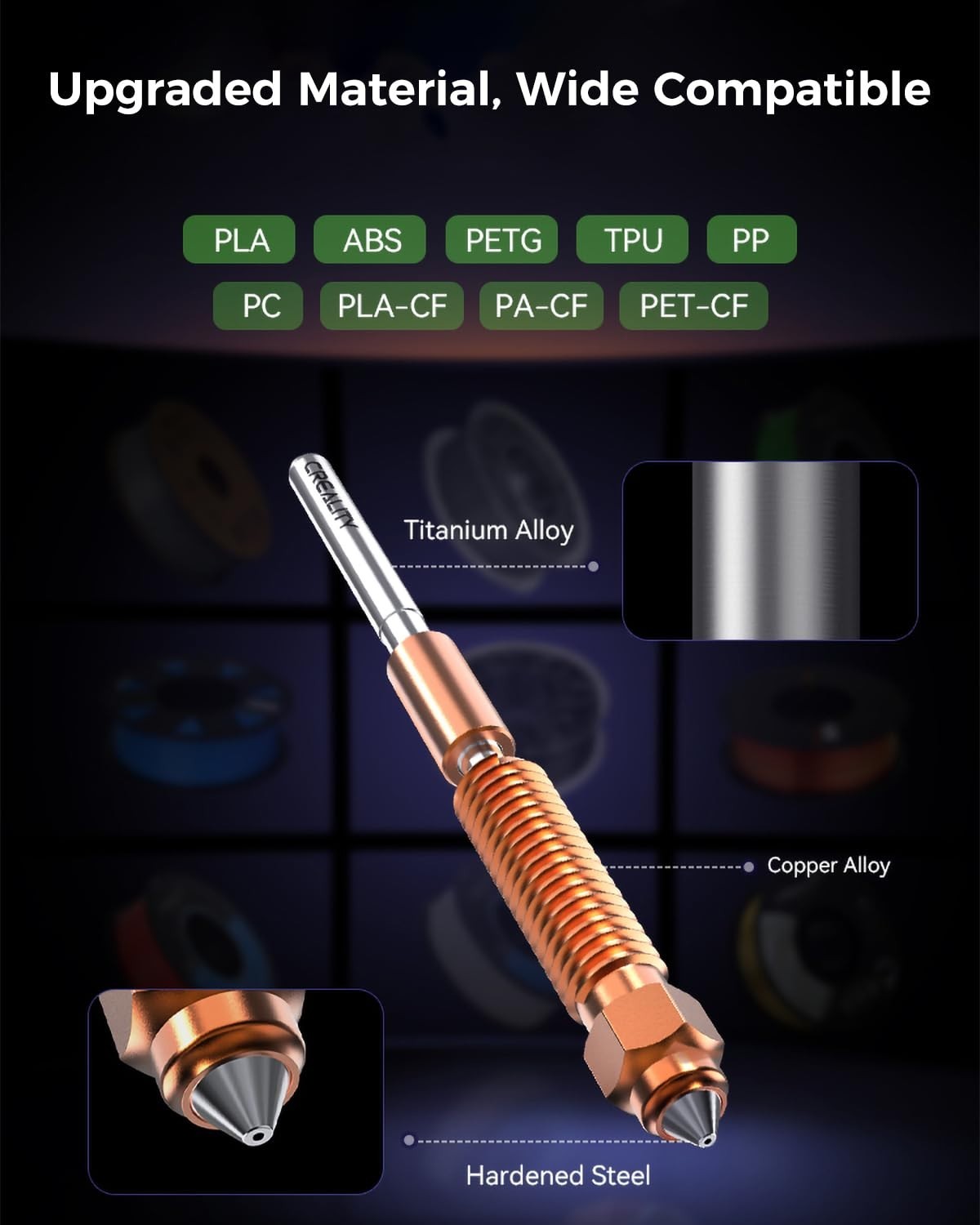Quick-Swap Nozzle Kit for Ender 3 V3 SE/KE