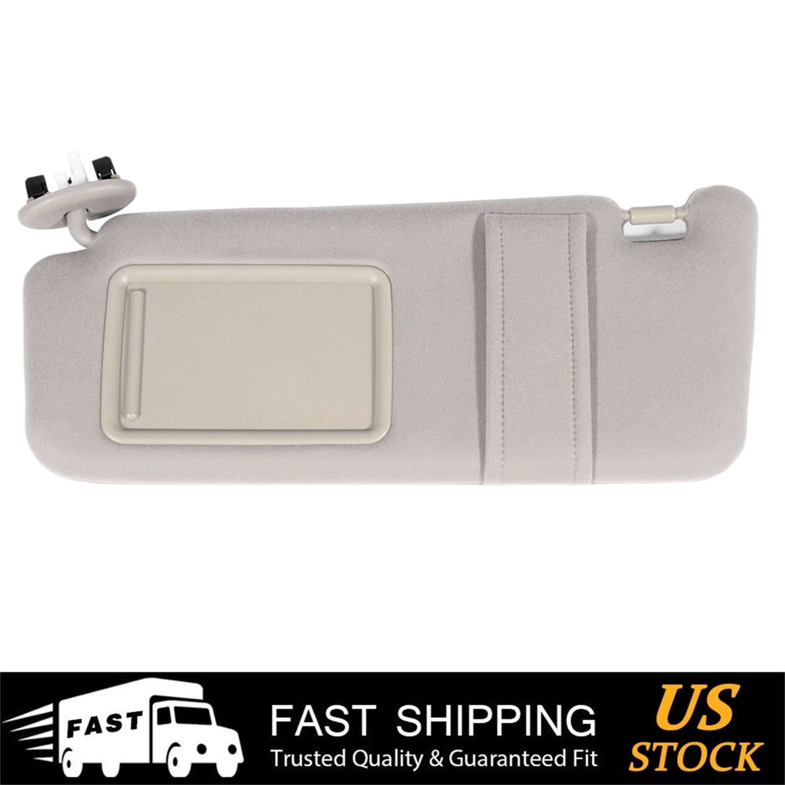 Beige Front Left Driver Side Car Sun Visors For 2007-2011 TOYOTA CAMRY W/Sunroof