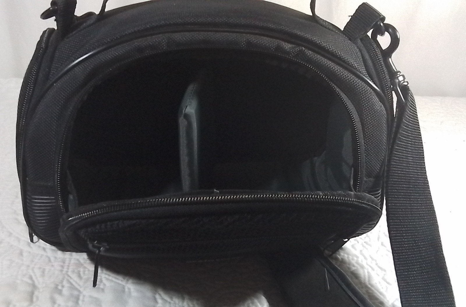 Mainstays Durable Essential Black Nylon Camera Bag w/ Functional Compartments