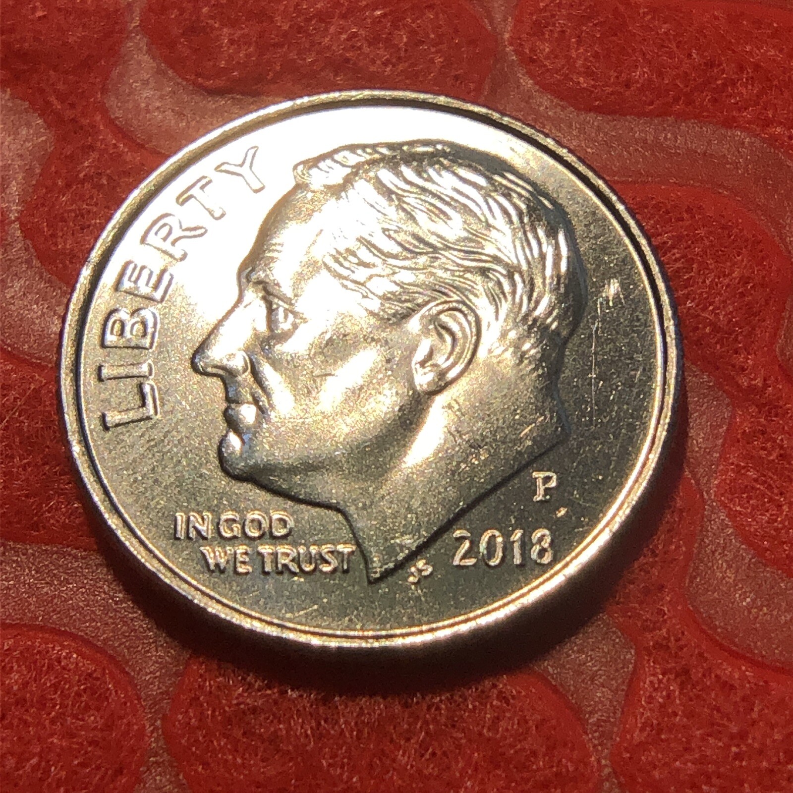 2018 (P)  US Roosevelt Dime "FREE SHIPPING"