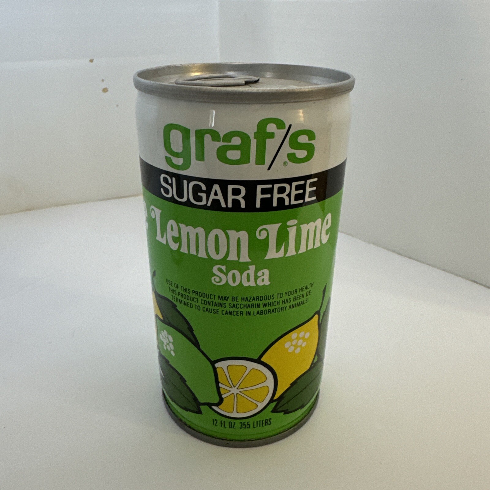 Graf’s Sugar Free Lemon Lime Soda 12 oz  Can Grafts Beverages MKE, WI