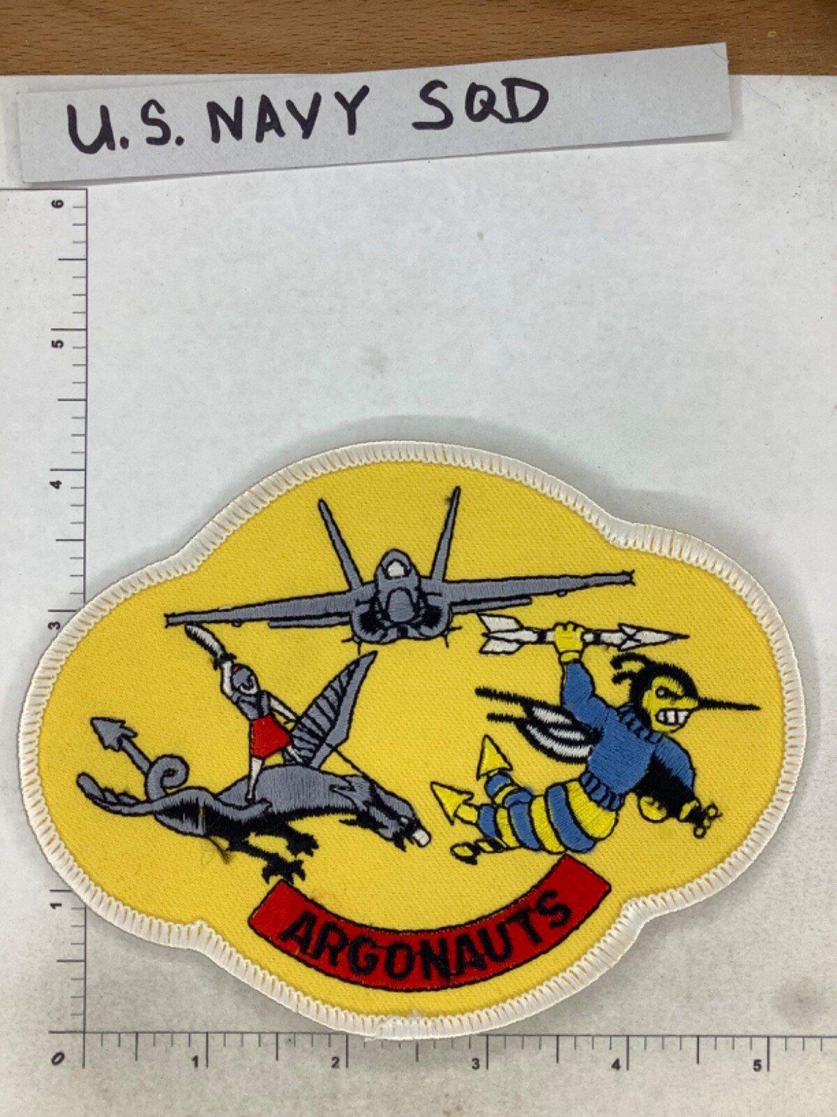 VINTAGE US NAVY F/A-18 ARGONAUTS SQUADRON PATCH