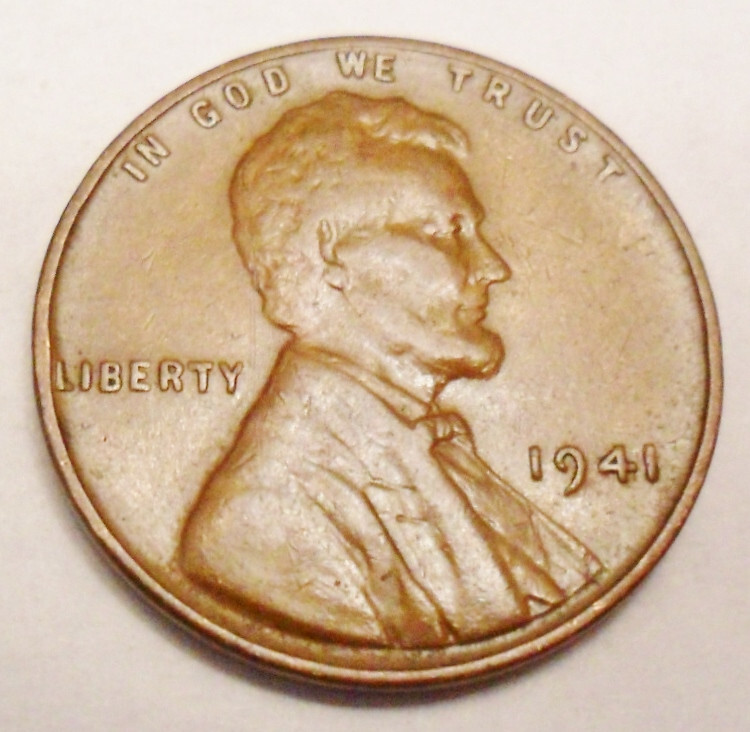 1941 P Lincoln Wheat Cent / Penny  AVE CIRCULATED  **FREE SHIPPING**