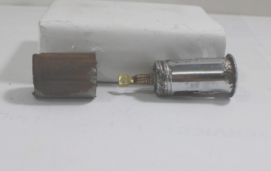 1955 DODGE CORONET CIGARETTE CHROME LIGHTER ASSEMBLY KNOB & BEZEL