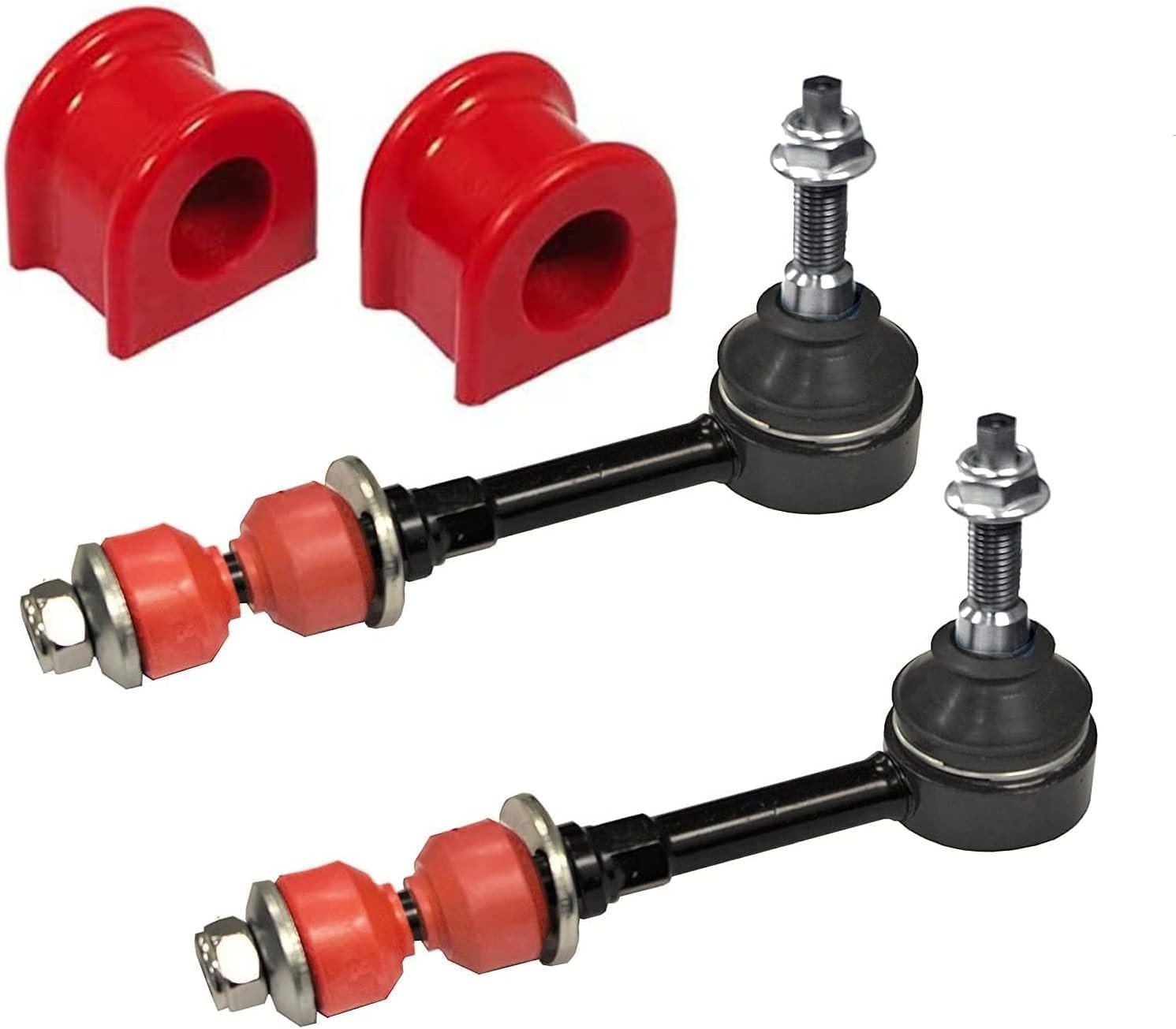 4PC Front Sway Bar Links+Bushings Dodge Ram 1500 2500 3500 4x4 HD 32MM BAR