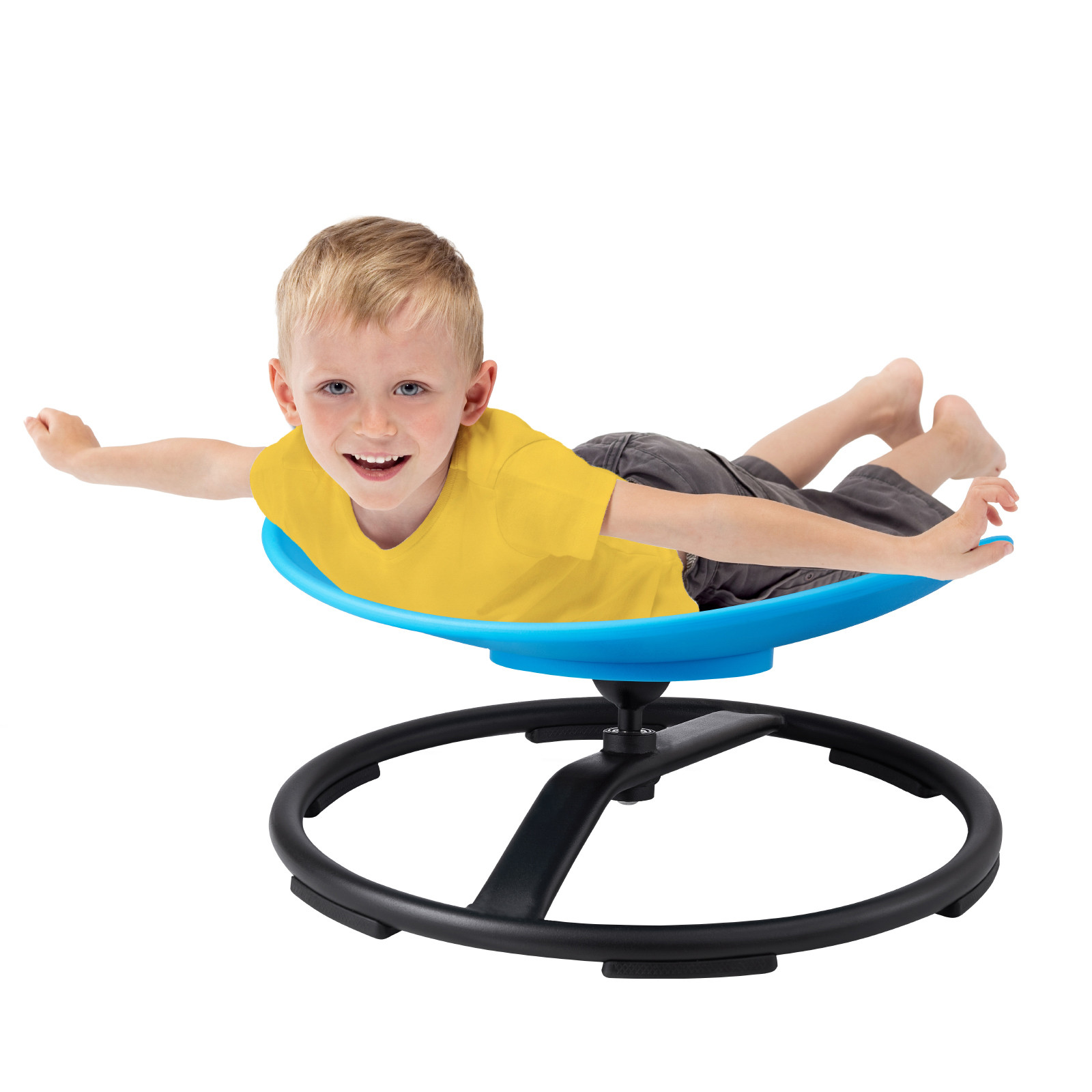 Uimoso Autistic Kids Spinning Chair 220 lbs Non Slip Sensory Swivel Chair Blue