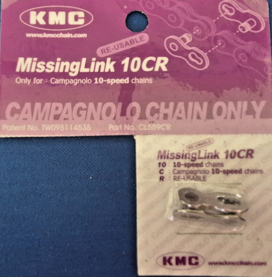 10S Master Missing Link 10-Speed RE-USEABLE reuseable Campagnolo Chain MTB Road