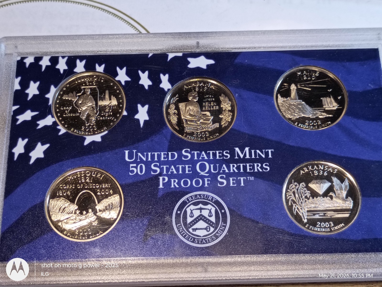 2003-S US Mint Proof Set ~ 10 Coins in OGP ~ Includes State Quarters