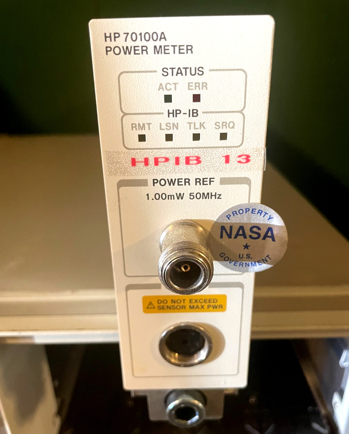 HP/Hewlett Packard 70100A Power Meter PlugIn Module for 70004A Spectrum Analyzer