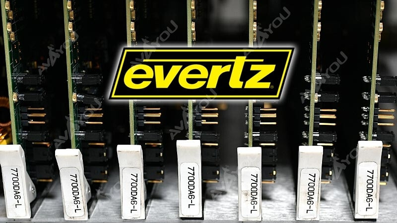 Evertz 7700DA6‑L SD-SDI Reclocking Distribution Amplifier w/ Loop +3RU DVB-ASI