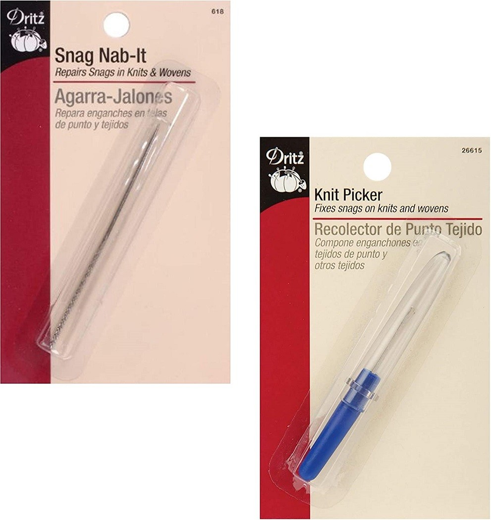 Dritz Knit Picker, Snag Nab It Combo Set.