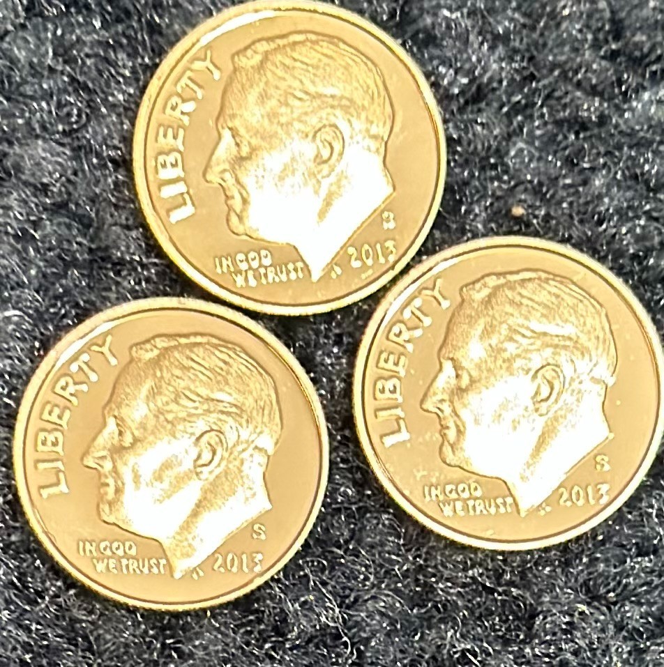 2013-S  **PROOF**  ROOSEVELT DIME - NICE COIN - L@@K AT PICTURES!!!!!