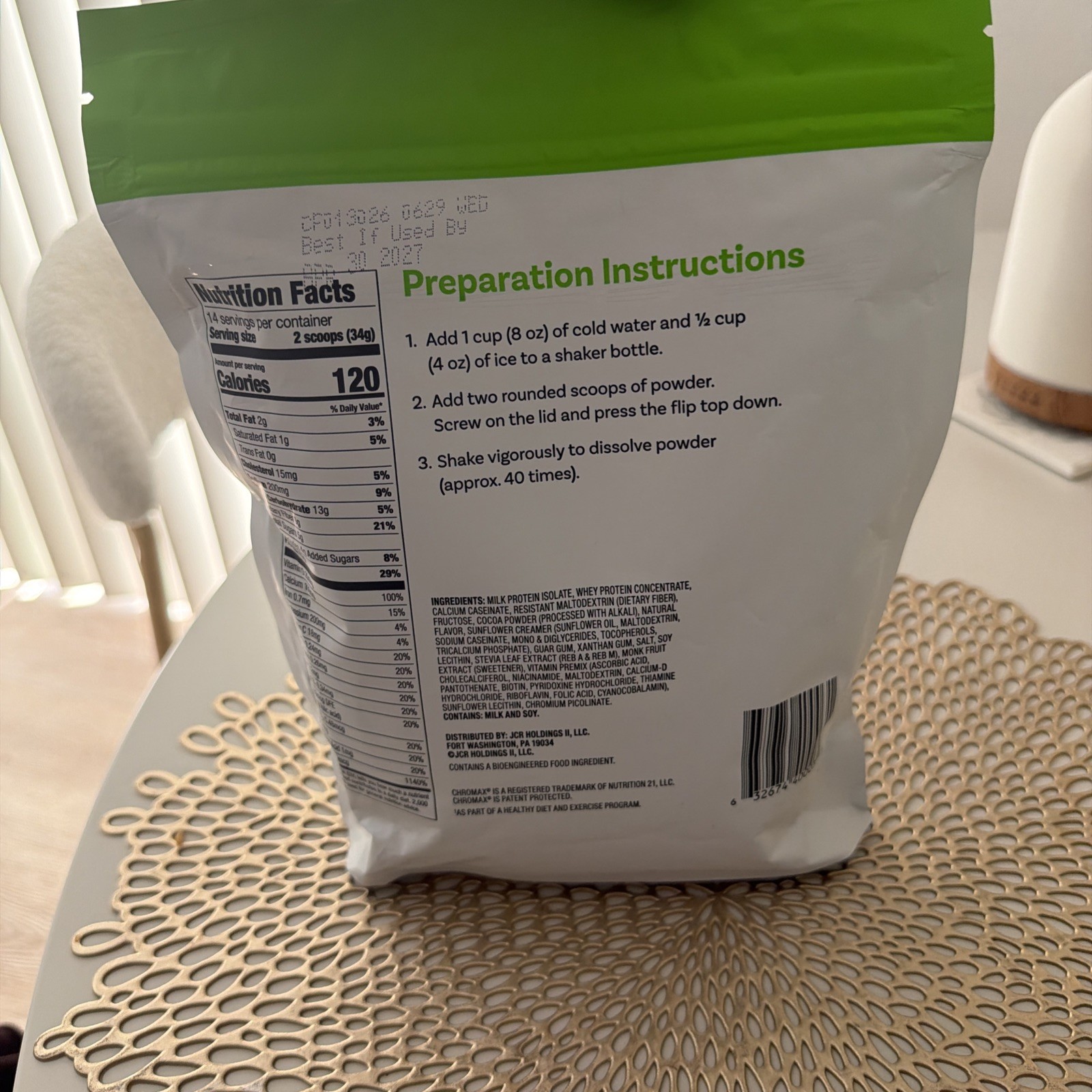 Nutrisystem ProSync Chocolate Fudge Shake