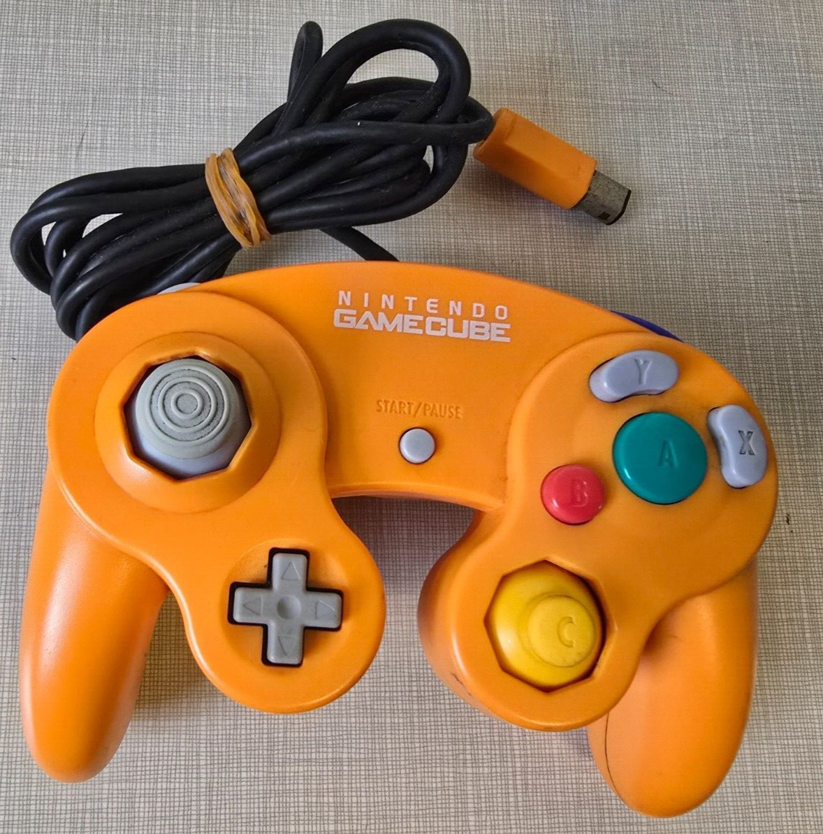 Official GameCube Controller Orange NGC DOL-003 US SELLER